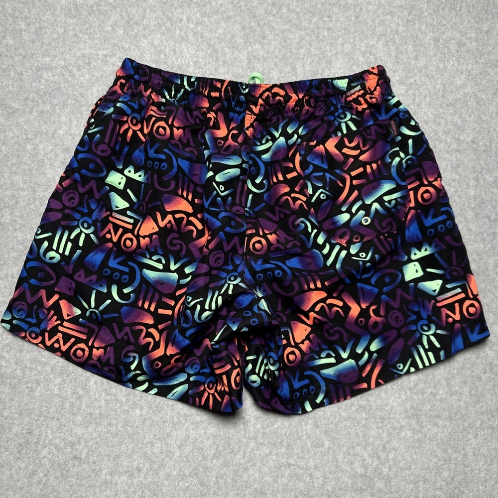 Chubbies Retro 90s Style Swim Trunks Men's XL Graffiti‎ Print Made in USA - Picture 2 of 6